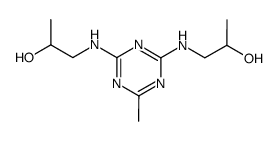 1,1'-(6-methyl-[1,3,5]triazine-2,4-diyldiamino)-bis-propan-2-ol结构式