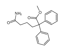 METHYL 6-AMINO-6-OXO-2,2-DIPHENYLHEXANOATE structure