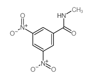 Benzamide,N-methyl-3,5-dinitro- Structure