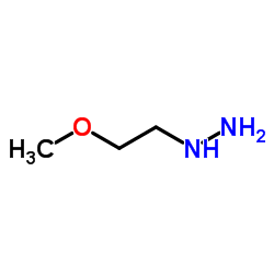 (2-Methoxyethyl)hydrazine structure