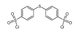 4,4'-Thiobis(benzenesulfonic acid chloride) Structure