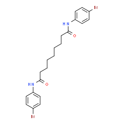 N,N'-Bis(4-bromophenyl)nonanediamide Structure