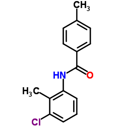 N-(3-Chloro-2-methylphenyl)-4-methylbenzamide Structure