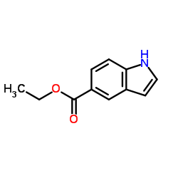 Ethyl 1H-indole-5-carboxylate Structure