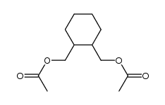 cyclohexane-1,2-diylbis(methylene) diacetate Structure