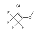 (2-chloro-3,3,4,4-tetrafluoro-cyclobut-1-enyl)-methyl ether Structure