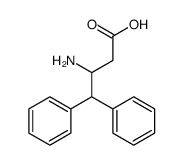 3-氨基-4,4-二苯基丁酸结构式