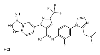 Razaxaban hydrochloride Structure