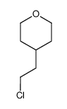 4-(2-Chloroethyl)oxane structure