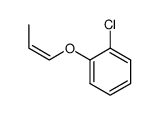 2-chlorophenyl (Z)-1-propenyl ether Structure