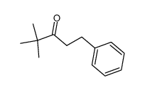 1-phenyl-4,4-dimethyl-3-pentanone Structure