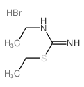 Carbamimidothioic acid,ethyl-, ethyl ester, monohydrobromide (9CI)结构式