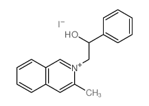 2-(3-methyl-3H-isoquinolin-2-yl)-1-phenyl-ethanol structure