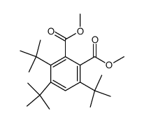 3,4,6-Tri-tert-butylphthalsaeuredimethylester Structure