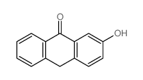 2-hydroxy-10H-anthracen-9-one structure