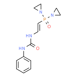 Bis(1-aziridinyl)[2-(3-phenylureido)vinyl]phosphine oxide picture