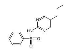 N-(5-propylpyrimidin-2-yl)benzenesulfonamide Structure