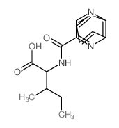 Isoleucine, N- (2-quinoxalinylcarbonyl)-, L- picture