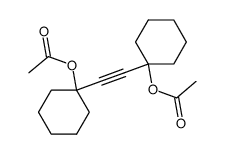 1,2-di-(1-acetoxy-1-cyclohexyl)ethyne Structure