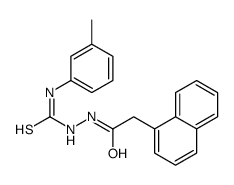 1-(3-methylphenyl)-3-[(2-naphthalen-1-ylacetyl)amino]thiourea结构式