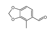 4-methyl-1,3-benzodioxole-5-carbaldehyde Structure