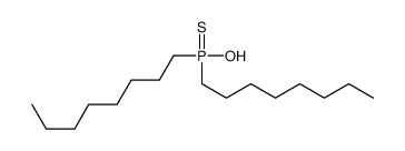 hydroxy-dioctyl-sulfanylidene-λ5-phosphane结构式