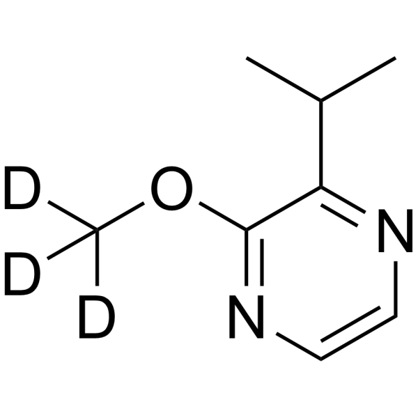 2-Isopropyl-3-methoxypyrazine-d3结构式