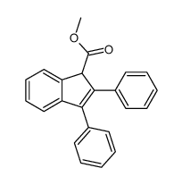 methyl 2,3-diphenyl-1H-indene-1-carboxylate Structure