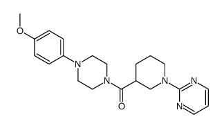 Piperazine, 1-(4-methoxyphenyl)-4-[[1-(2-pyrimidinyl)-3-piperidinyl]carbonyl]- (9CI) structure