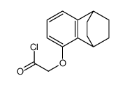 2-(1,8,9,10,11,12-hexahydrotricyclo[6.2.2.02,7]dodeca-3,9-dien-3-yloxy)acetyl chloride Structure