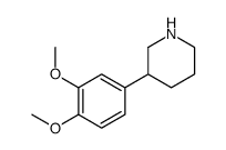 3-(3,4-dimethoxyphenyl)piperidine Structure