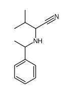 3-methyl-2-(1-phenylethylamino)butanenitrile结构式