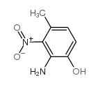 2-amino-4-methyl-3-nitrophenol Structure