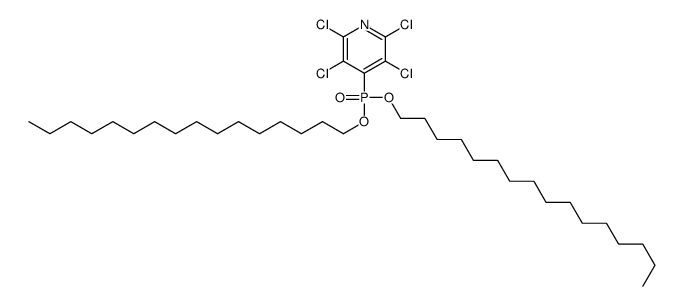 2,3,5,6-tetrachloro-4-dihexadecoxyphosphorylpyridine Structure