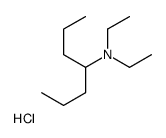 diethyl(heptan-4-yl)azanium,chloride结构式