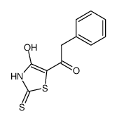 5-phenylacetyl-2-thioxo-thiazolidin-4-one结构式