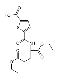 5-[[(2S)-1,5-diethoxy-1,5-dioxopentan-2-yl]carbamoyl]thiophene-2-carboxylic acid Structure