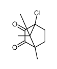 4-chloro-1,7,7-trimethylbicyclo[2.2.1]heptane-2,3-dione结构式