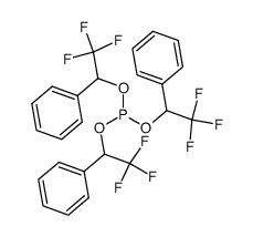 tri(2,2,2-trifluoro-1-phenylethyl) phosphite结构式