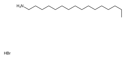 hexadecan-1-amine,hydrobromide Structure