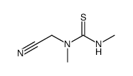 1-cyanomethyl-1,3-dimethylthiourea Structure