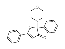 2-morpholin-4-yl-2,5-diphenyl-furan-3-one结构式