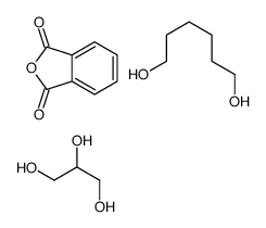 2-benzofuran-1,3-dione,hexane-1,6-diol,propane-1,2,3-triol Structure