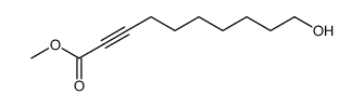 Methyl 10-hydroxy-2-decynoate Structure