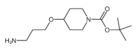 Tert-Butyl 4-(3-Aminopropoxy)Piperidine-1-Carboxylate Structure