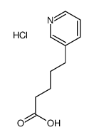 5-pyridin-3-ylpentanoic acid,hydrochloride Structure