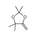 2,2,4,4-tetramethyl-5-methylidene-1,3-dioxolane Structure