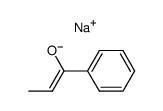 Propiophenon-Na-enolat Structure