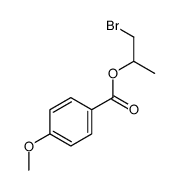 1-bromopropan-2-yl 4-methoxybenzoate Structure