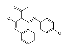 2-[(4-chloro-o-tolyl)azo]-3-oxo-N-phenylbutyramide结构式